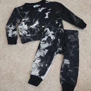 Stylish Black and White Kids Matching Set